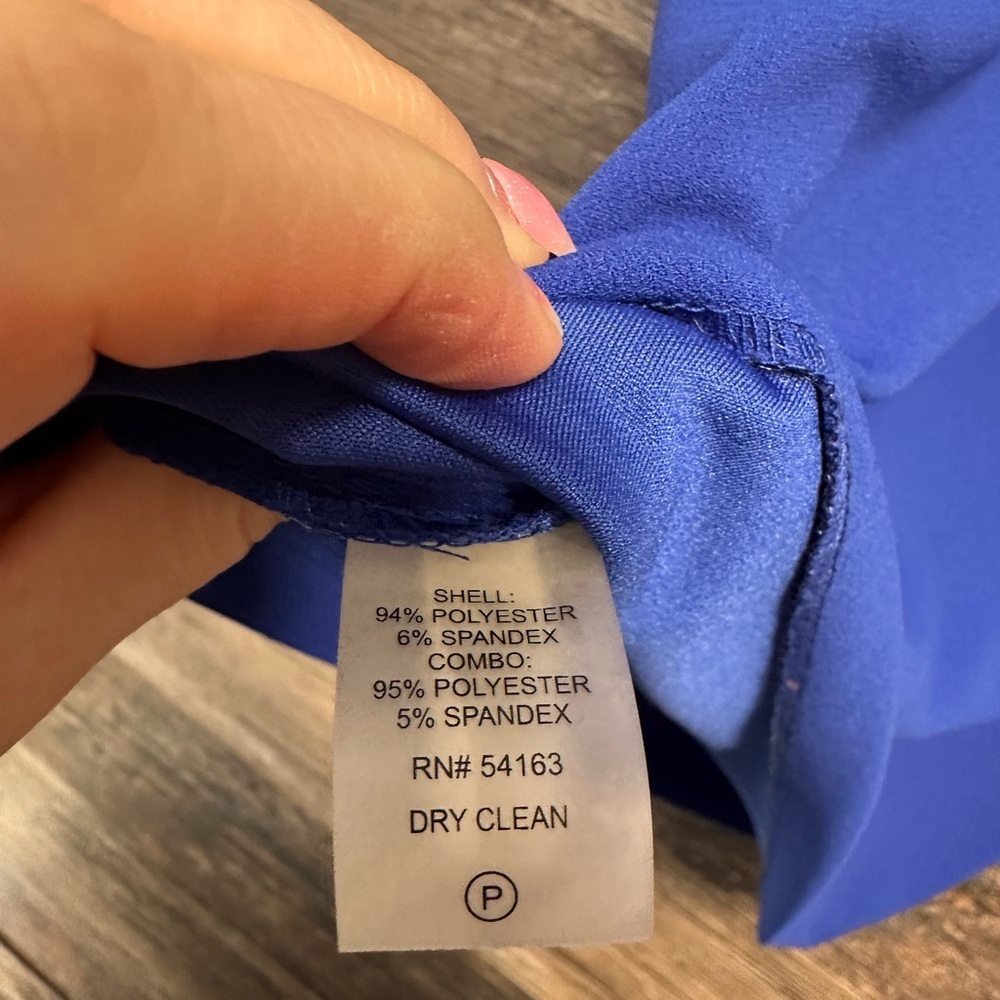 Tommy Hilfiger Blue Sheath Mini Dress Crew Neck Short Sleeve - Picture 6 of 8